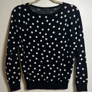Ann Taylor Dotted Boatneck Sweater Size XS